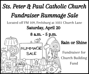 St.Peter & Paul Catholic Church Fundraiser Rummage Sale