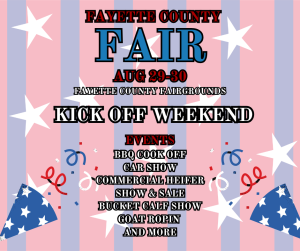 Fayette Co. Fair Kick Off Weekend