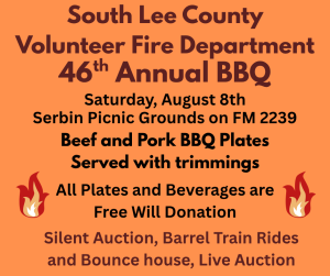 South Lee County Volunteer Fire Department Annual BBQ