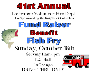 41st Annual La Grange Fish Fry Fund Raiser Benefit