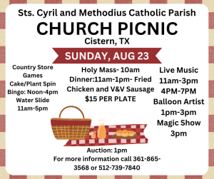 Sts. Cyril & Methodius Cistern Church Picnic