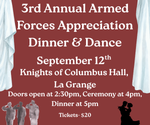 3rd Annual Armed Forces Appreciation Dinner and Dance