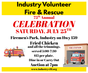 Industry Volunteer Fire & Rescue 75th Annual Celebration
